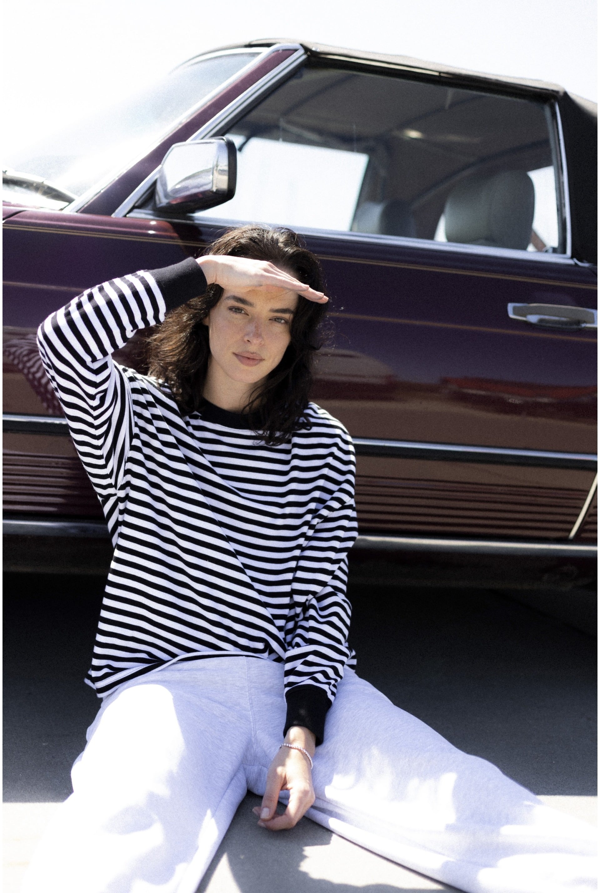 No Gripe Just Stripe LS - Space Black | Surf Inc.