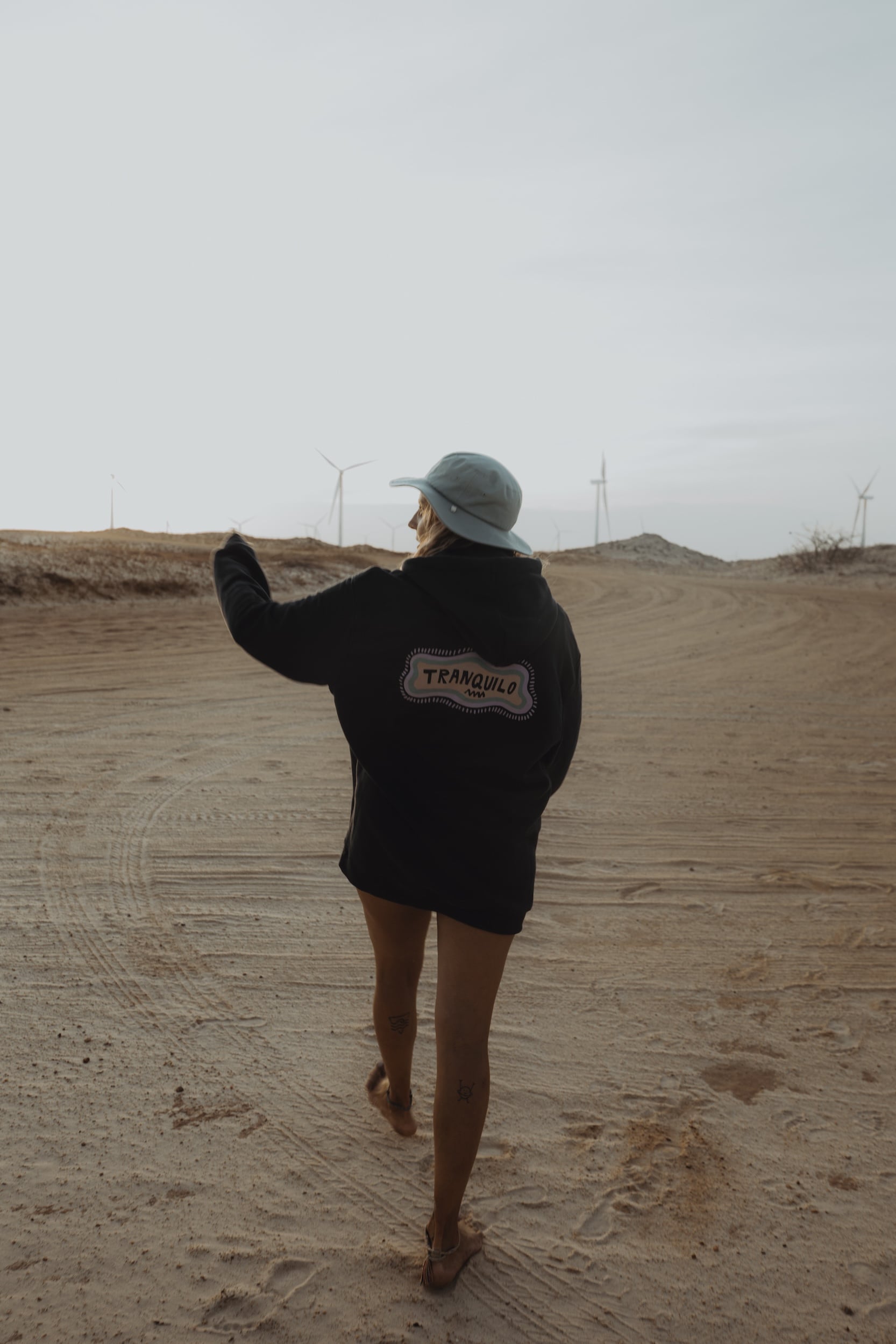 Tranquilo Hoodie - Acid Black Tranquilo Hoodie - Acid Black