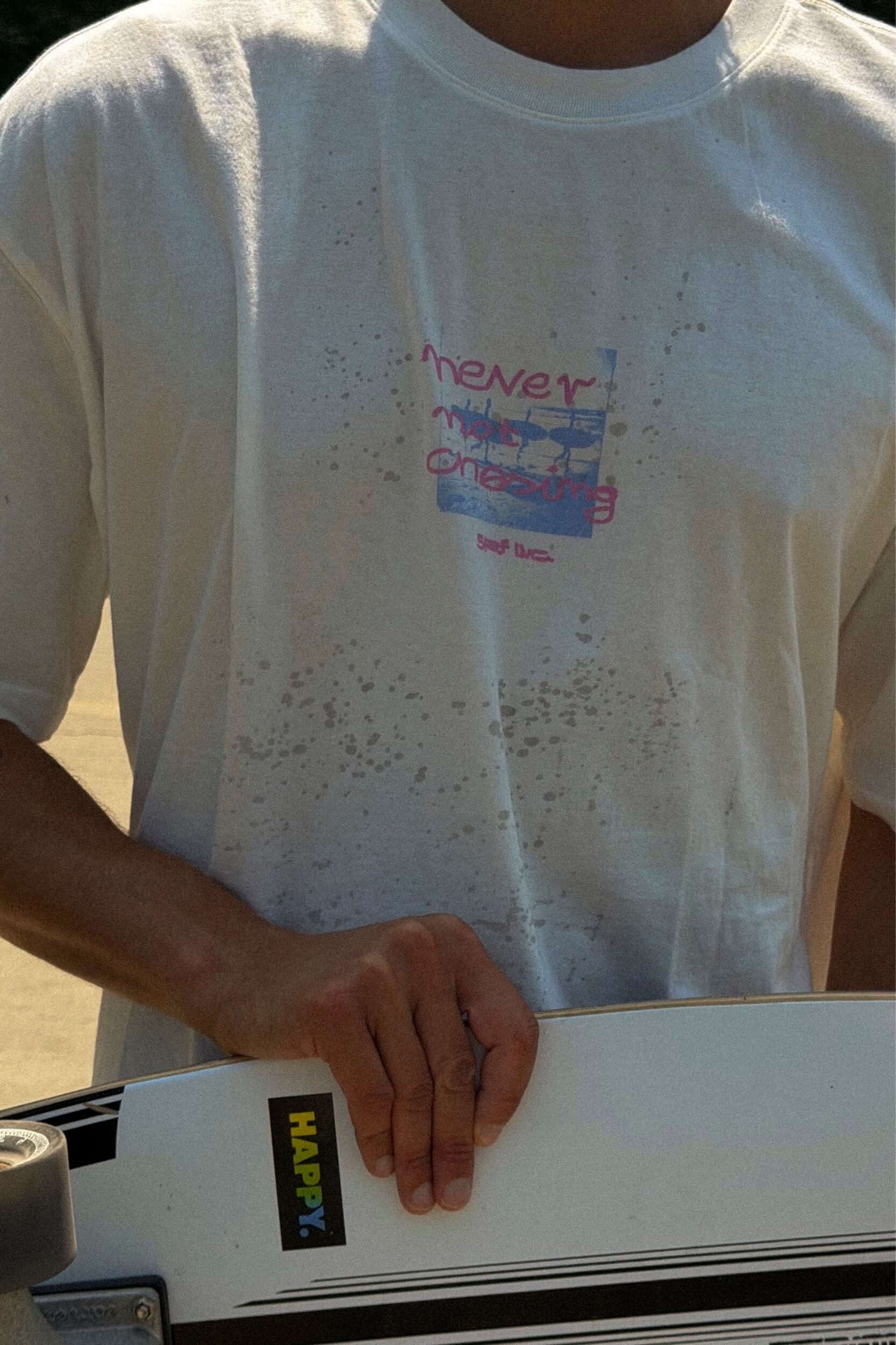 Chasing Tee - Vintage White