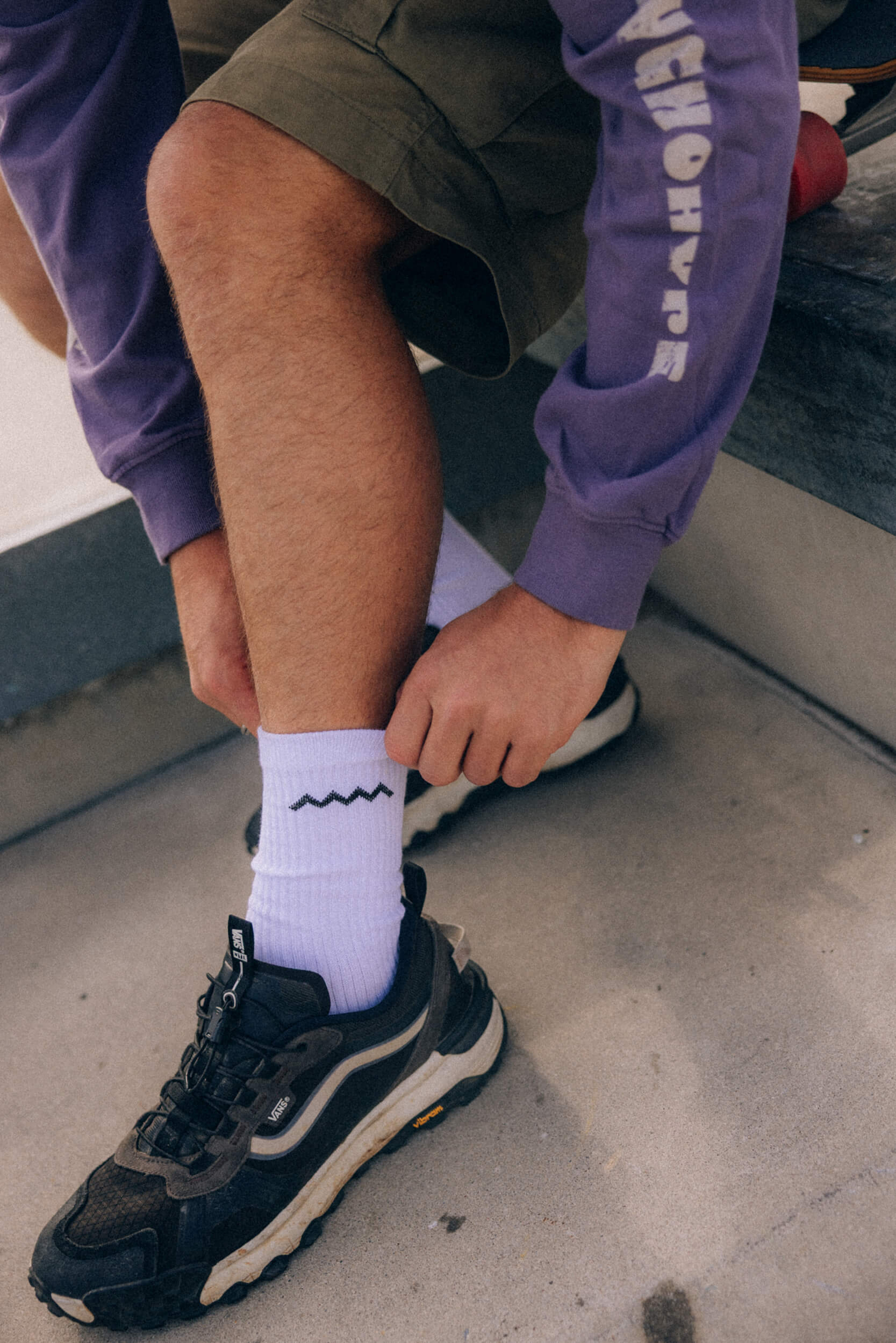 Surf White Socks