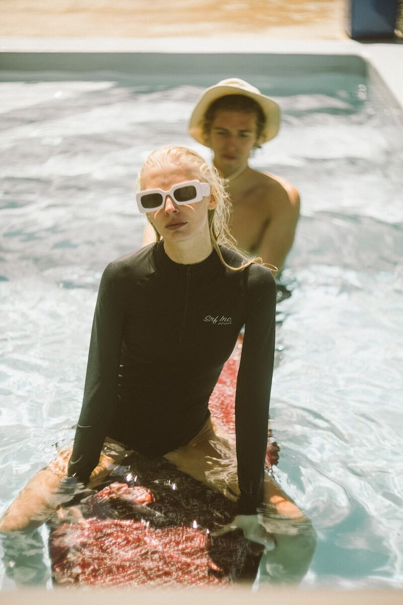 Retro Swimsuit - Anthracite