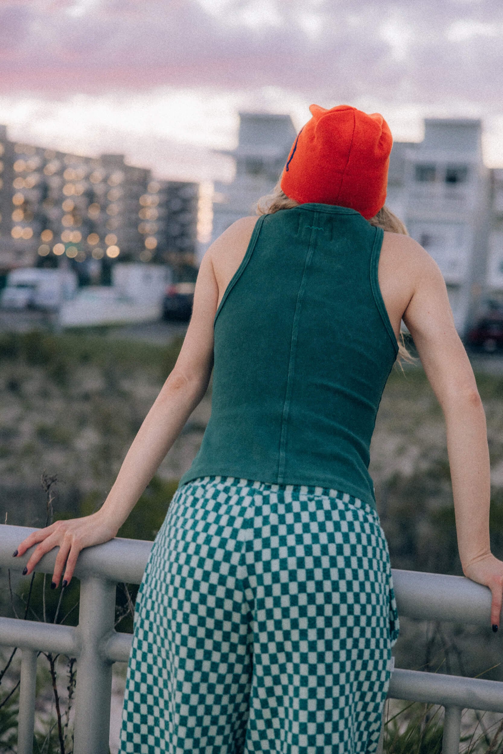Stonewashed Classic Top - Bottle Green