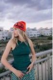 Stonewashed Classic Top - Bottle Green