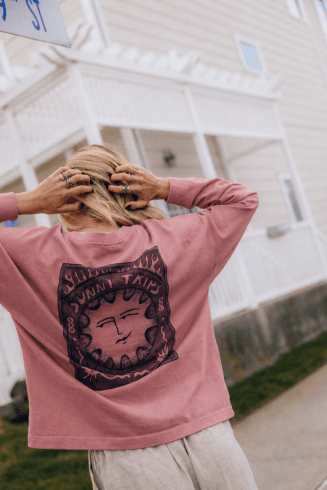 Sunny Trips LS - Raspberry Punch