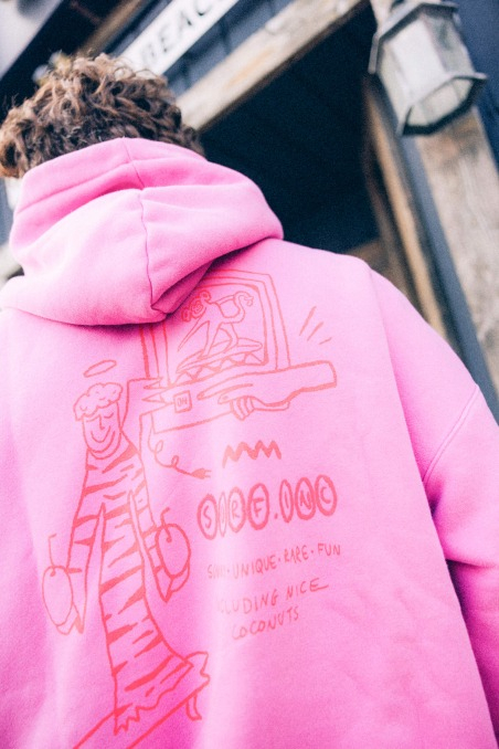 Coconuts Hoodie - Flamingo Pink Coconuts Hoodie - Flamingo Pink