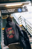 Stay Weird Hoodie - Stone Grey