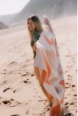 Surf Wool Blanket- Vintage White