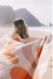 Surf Wool Blanket- Vintage White