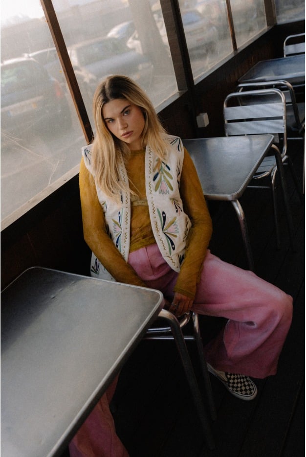 Blushed Loose Pants - Pink Kush - Bottoms Blushed Loose Pants - Pink Kush - Bottoms