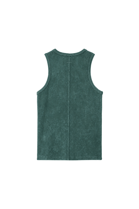 Stonewashed Classic Top - Bottle Green Stonewashed Classic Top - Bottle Green