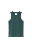 Stonewashed Classic Top - Bottle Green Stonewashed Classic Top - Bottle Green