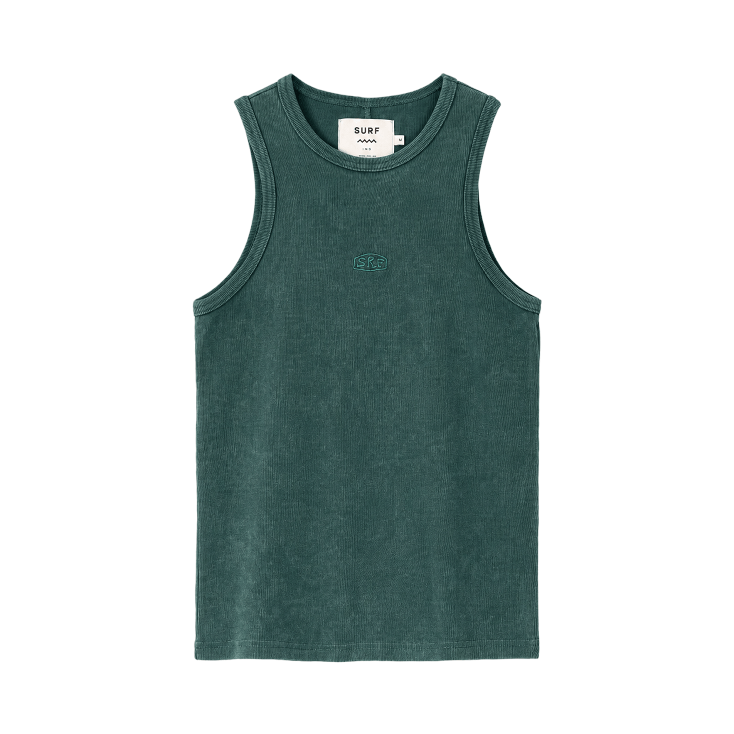 Stonewashed Classic Top - Bottle Green