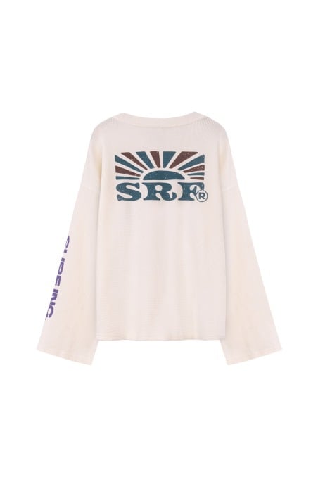 Wide Waffle Longsleeve - Vintage White Wide Waffle Longsleeve - Vintage White