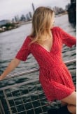 Sun Kissed Mini Dress- Formula Red