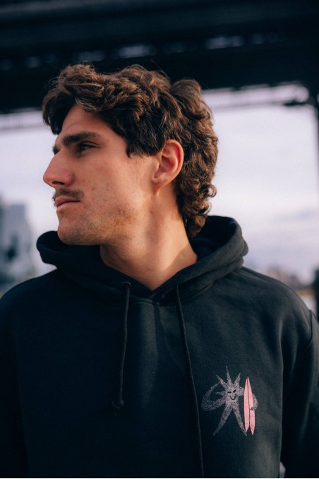 Outer Space Hoodie - Acid Black Outer Space Hoodie - Acid Black