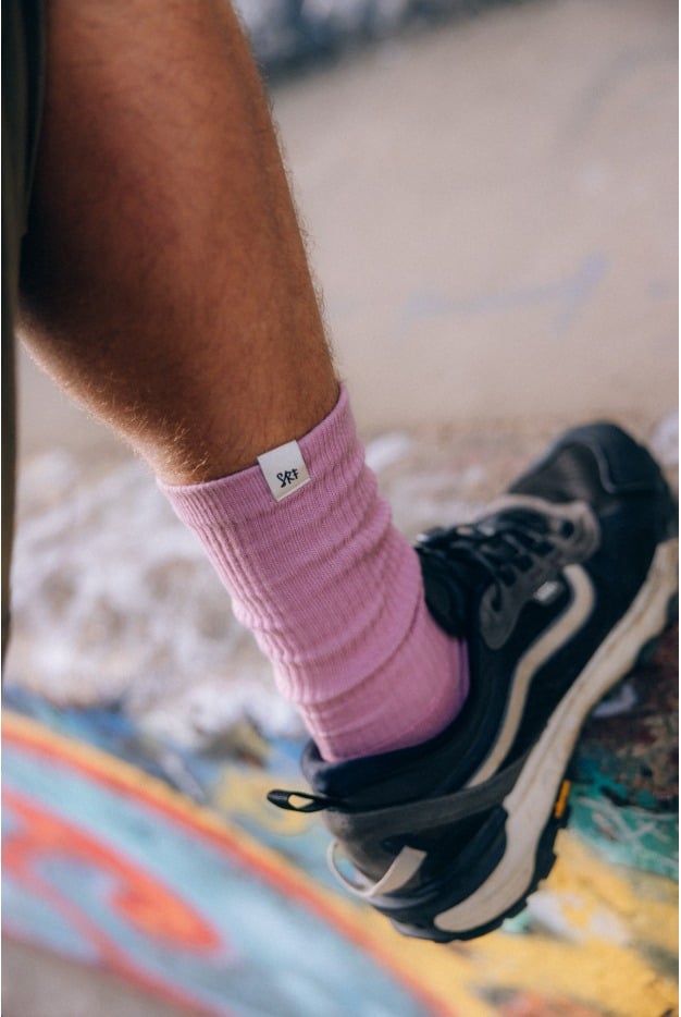 Blush Rush Socks - Dirty Pink