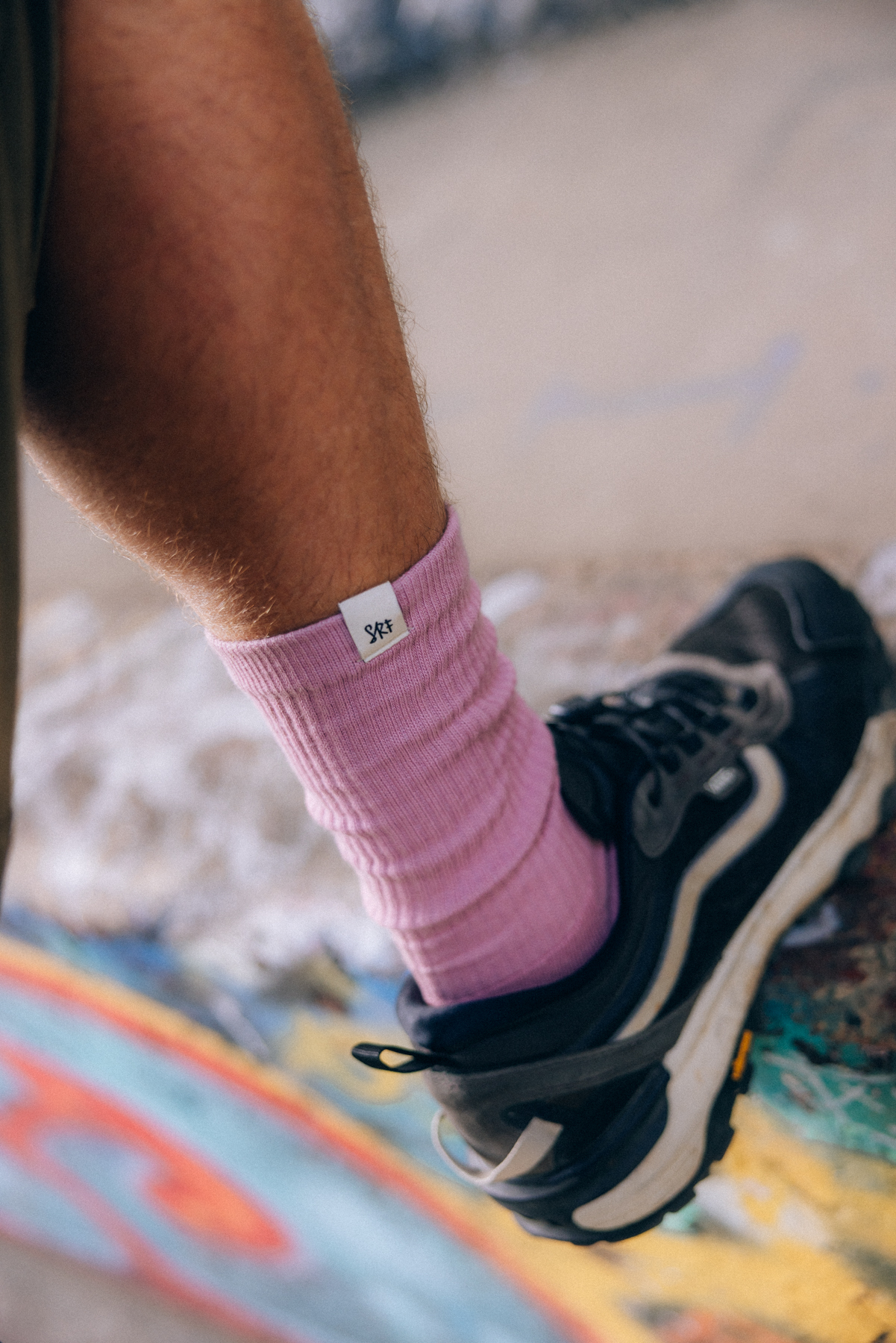 Blush Rush Socks - Dirty Pink
