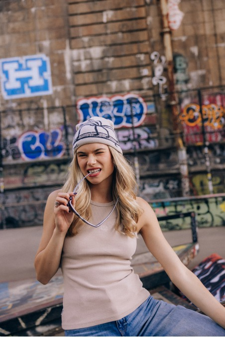 Keep Moving Beanie - Light Grey Keep Moving Beanie - Light Grey