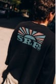 Wide Waffle Longsleeve - Space Black