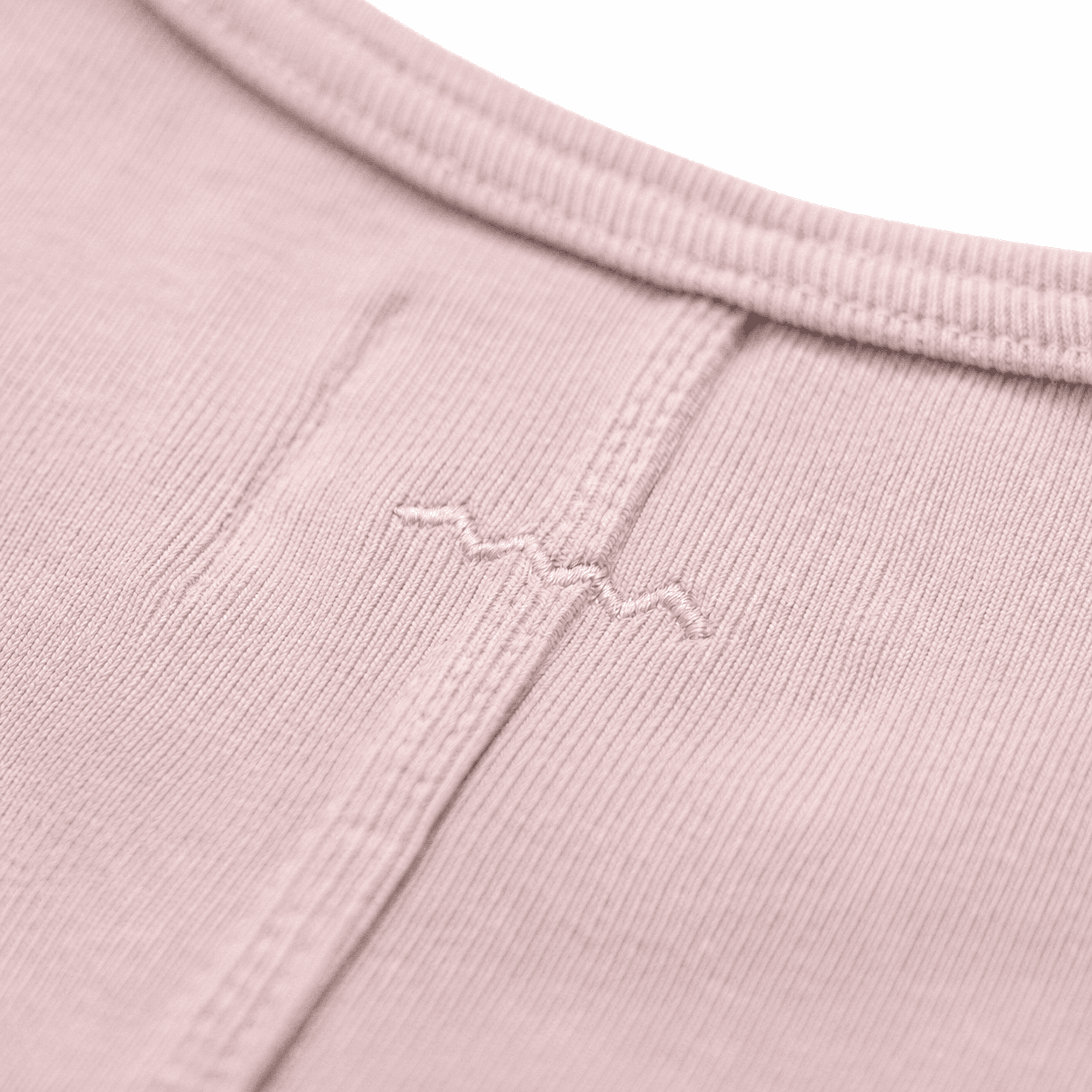 Stonewashed Rib Top - Pink Kush