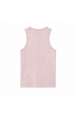 Stonewashed Rib Top - Pink Kush