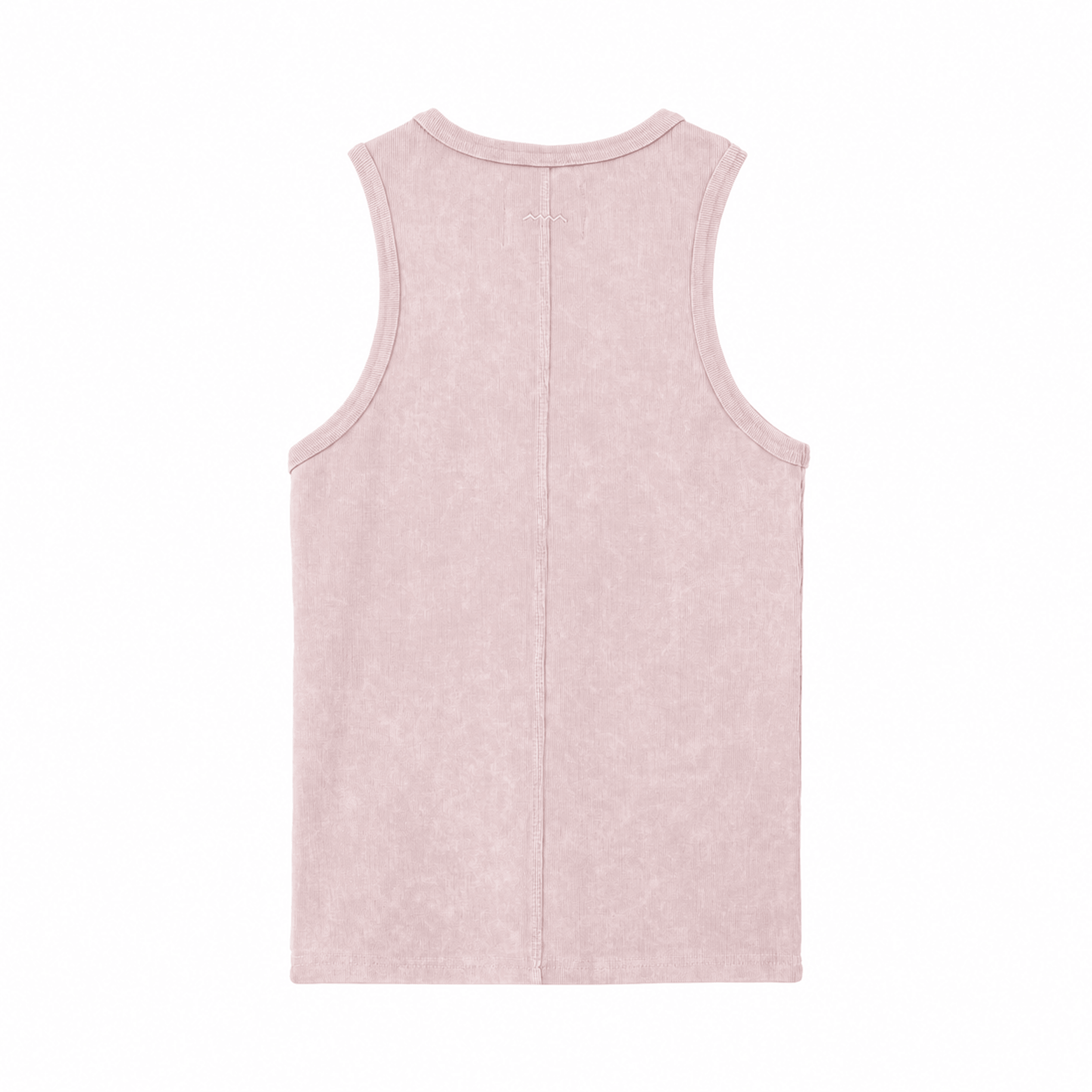 Stonewashed Rib Top - Pink Kush