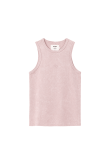 Stonewashed Rib Top - Pink Kush