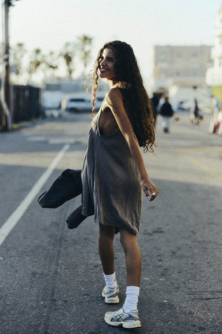 Cupro Ethereal Dress - Mokka Cupro Ethereal Dress - Mokka