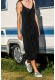 Cupro Midi Dress - Space Black