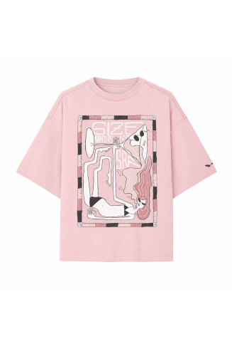 Size Matters Tee - Pink Kush