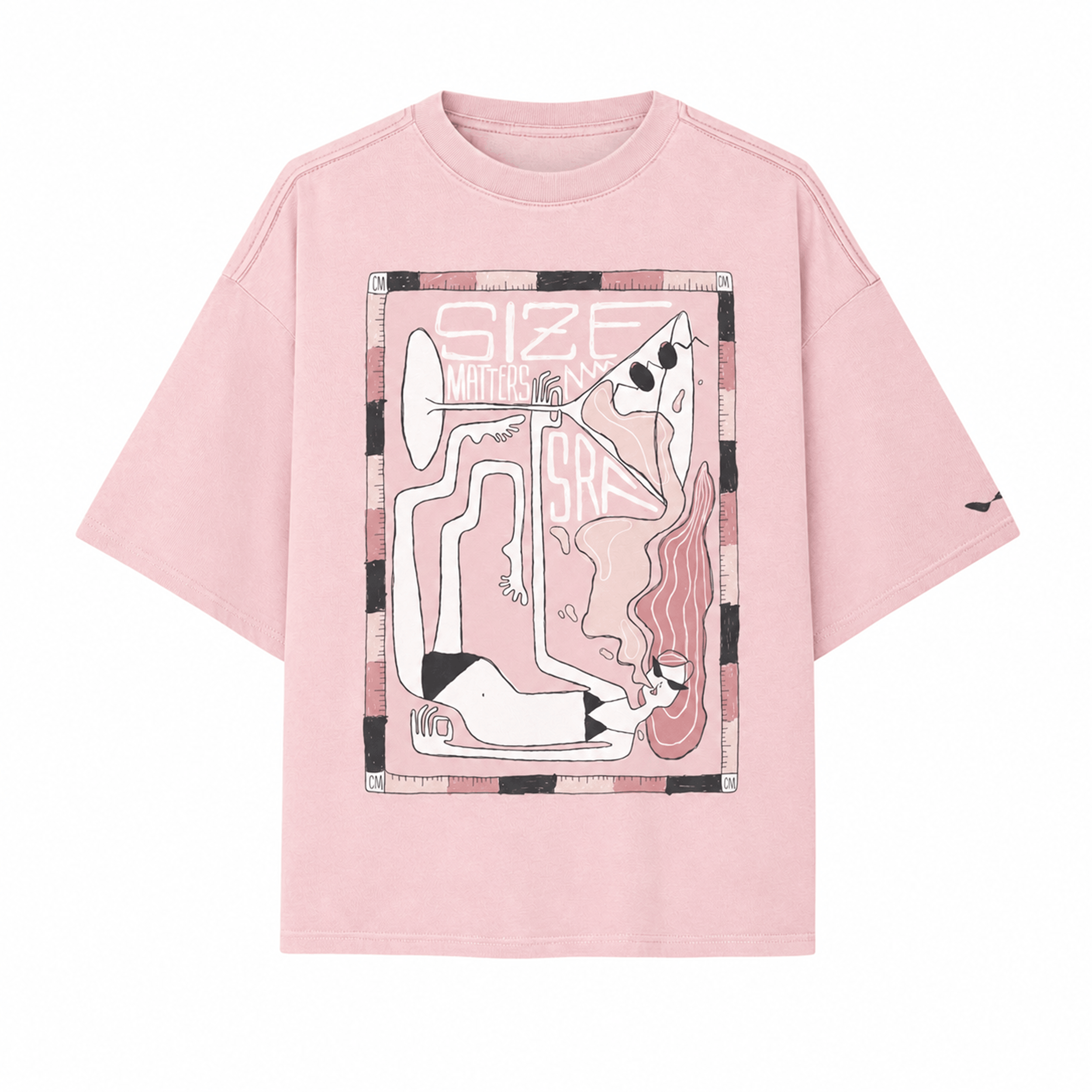 Size Matters Tee - Pink Kush Size Matters Tee - Pink Kush