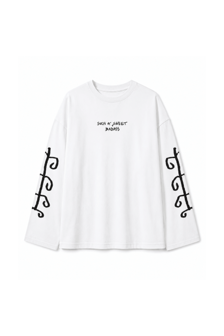 JD Sweet Badass Ls - Paper White JD Sweet Badass Ls - Paper White