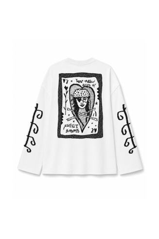 JD Sweet Badass Ls - Paper White