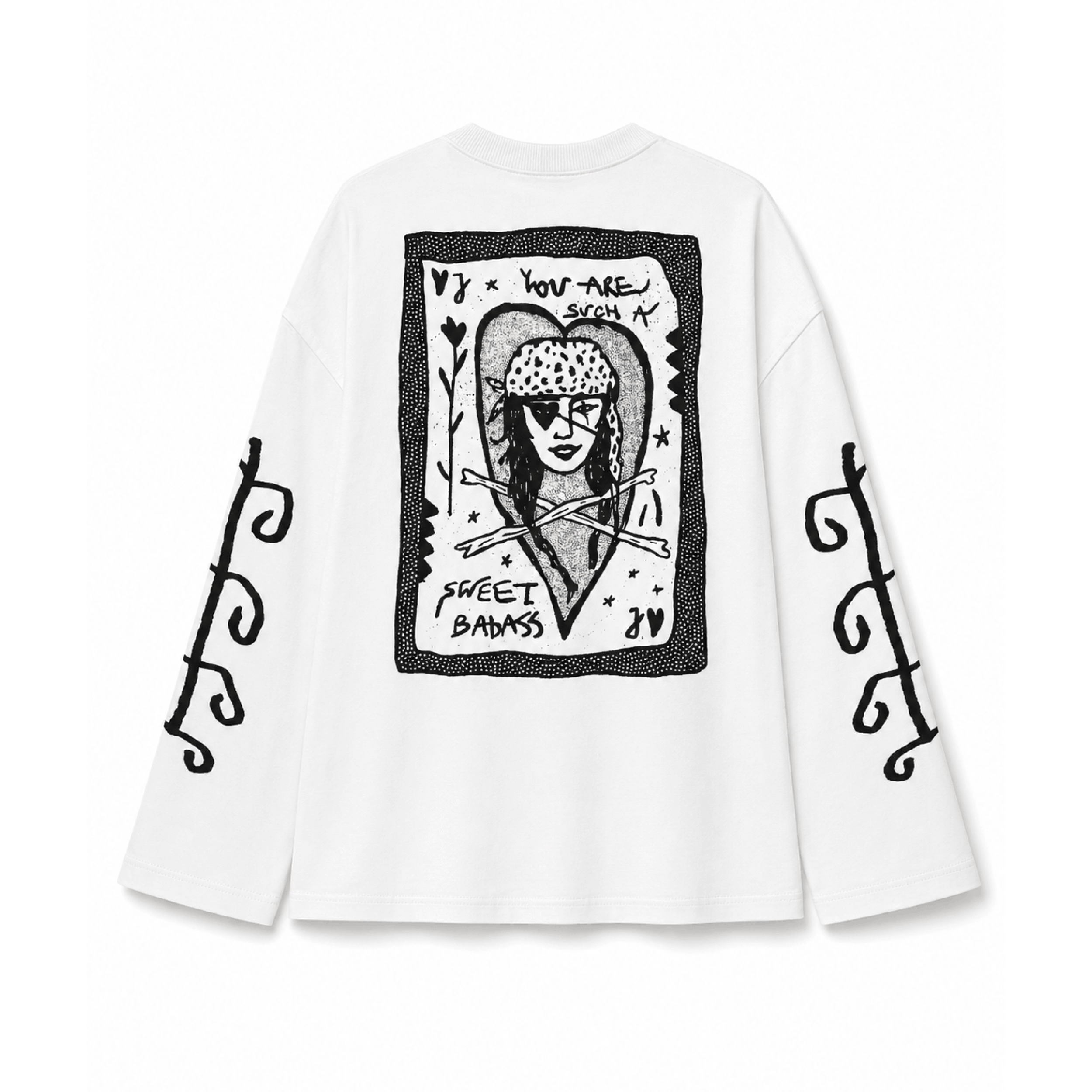 JD Sweet Badass Ls - Paper White