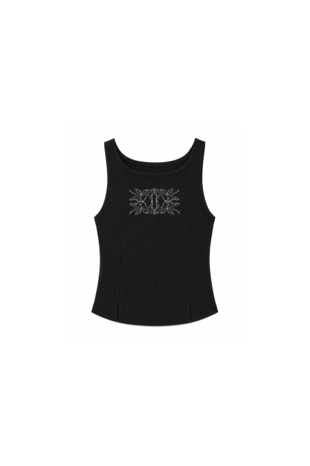 JD Wavy Top - Acid Black - Topy JD Wavy Top - Acid Black - Topy