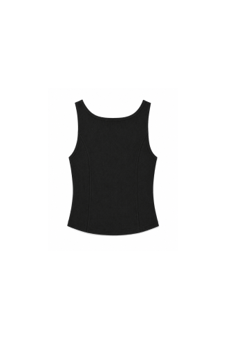 JD Wavy Top - Acid Black