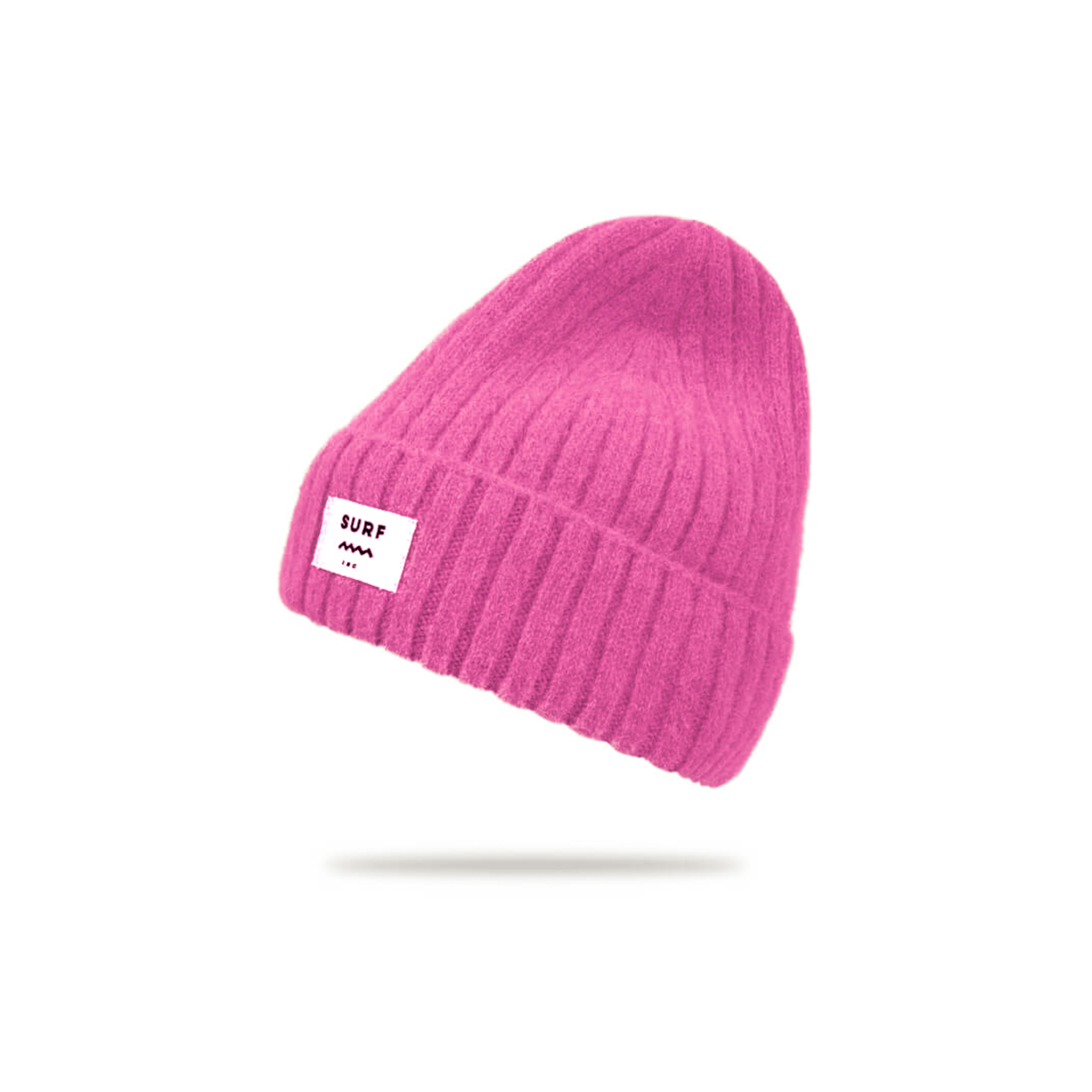 Rib Fluffy Beanie - Pitahaya Rib Fluffy Beanie - Pitahaya