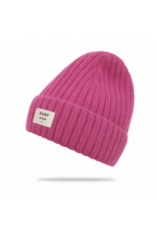 Rib Fluffy Beanie - Pitahaya - Czapki Beanie