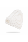 Rib Fluffy Beanie - Vintage White - Berretti