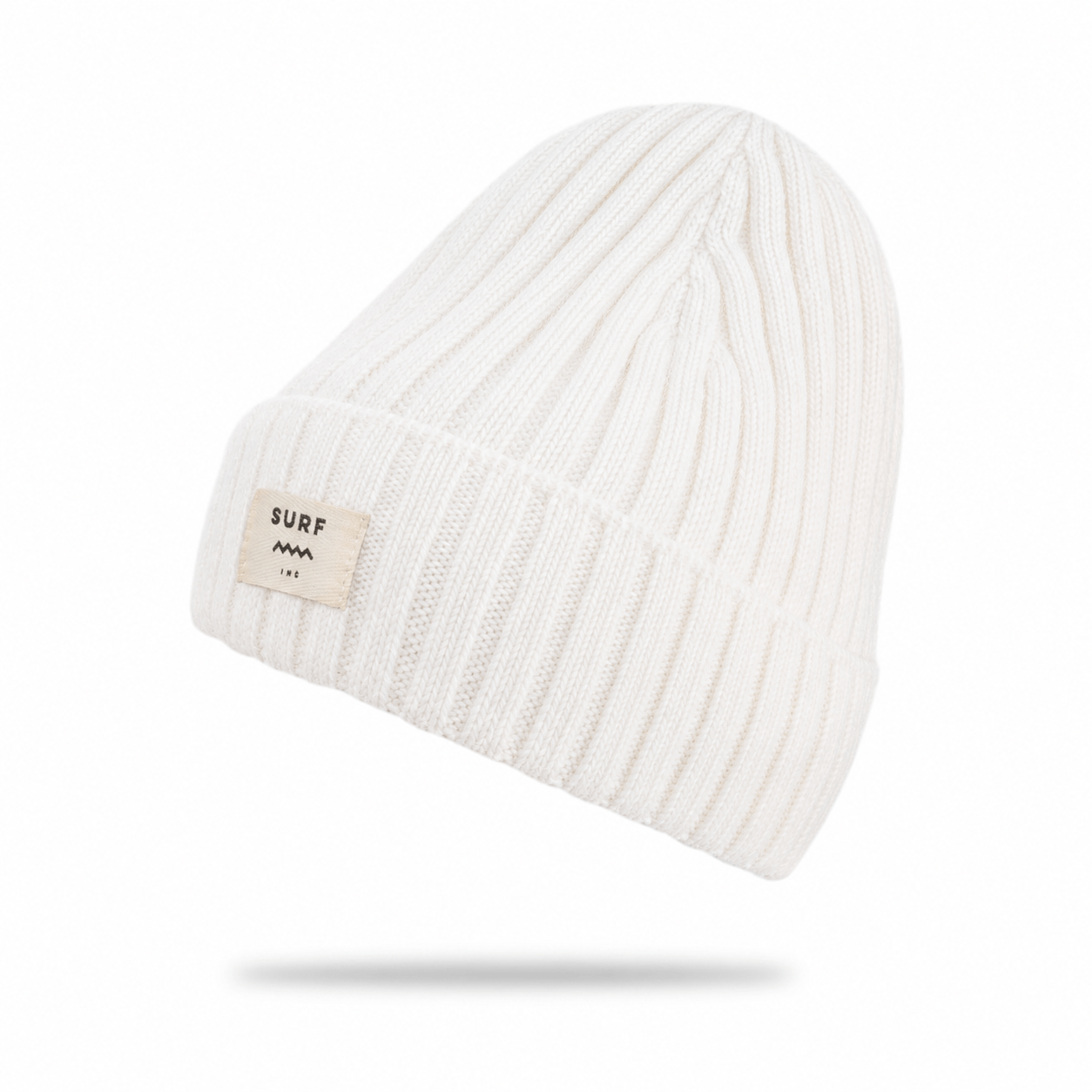 Rib Fluffy Beanie - Vintage White - Bonnets Rib Fluffy Beanie - Vintage White - Bonnets