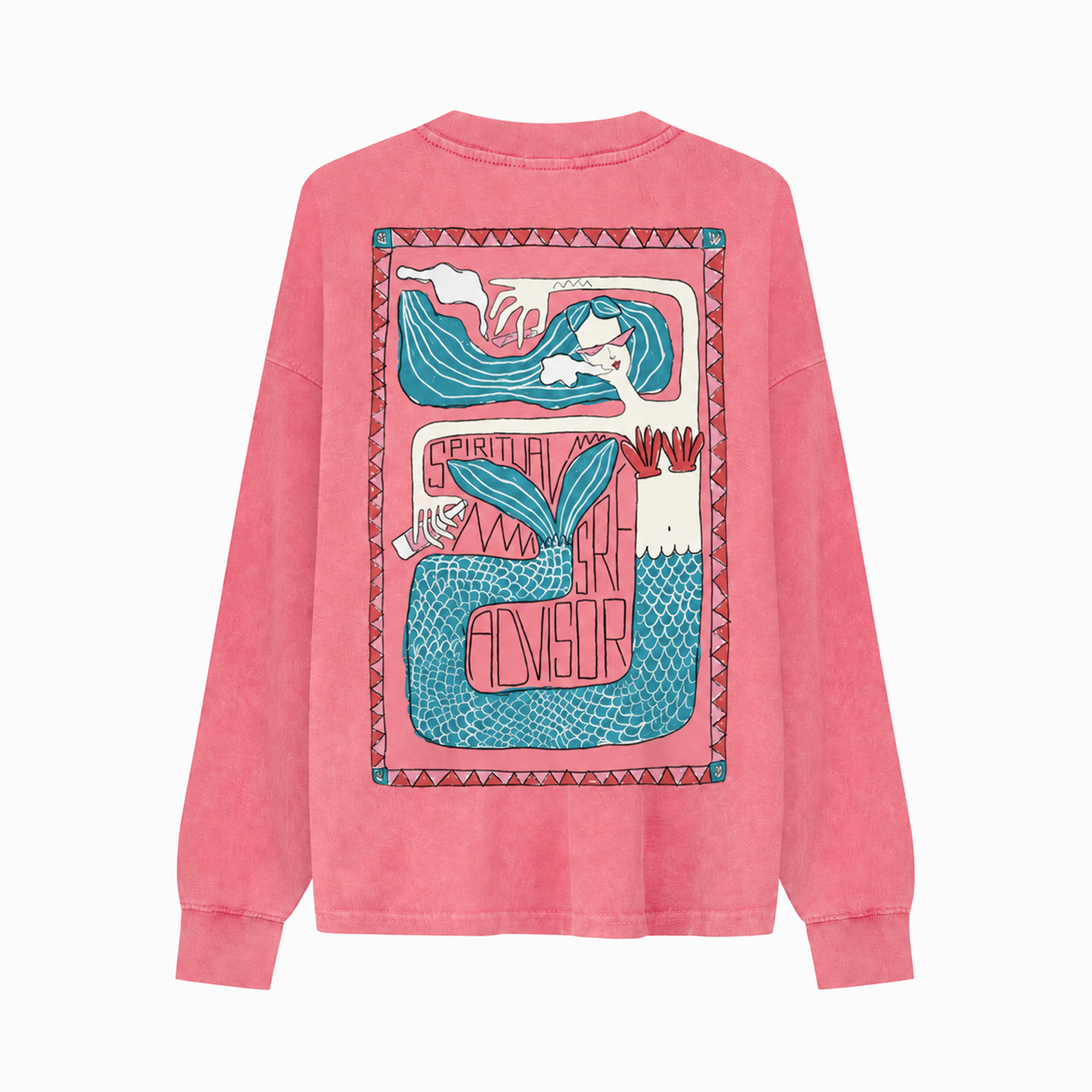 Spiritual Advisor Ls - Deep Pink - Manches longues