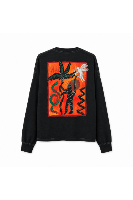 JD Double Longsleeve - Acid Black - Longsleeve JD Double Longsleeve - Acid Black - Longsleeve