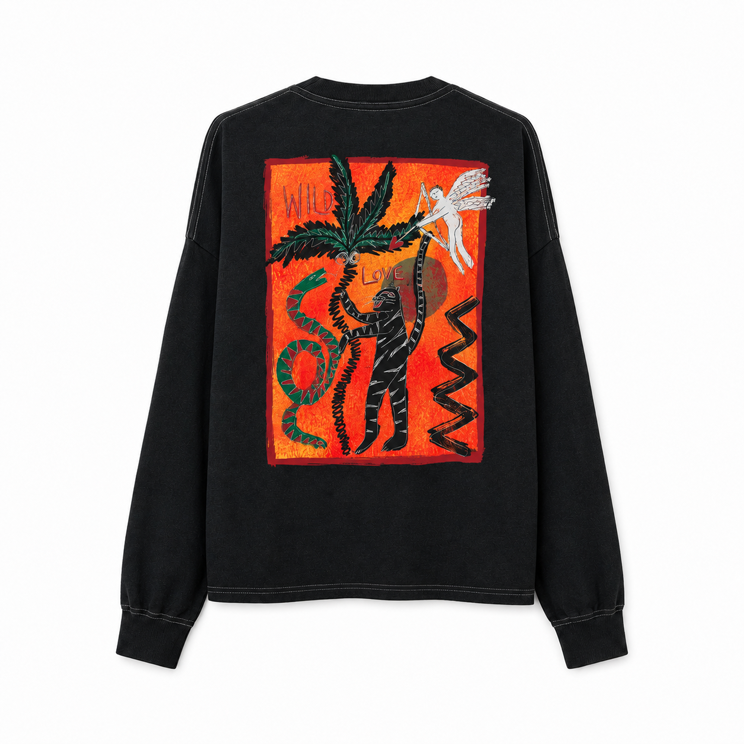 JD Double Longsleeve - Acid Black JD Double Longsleeve - Acid Black