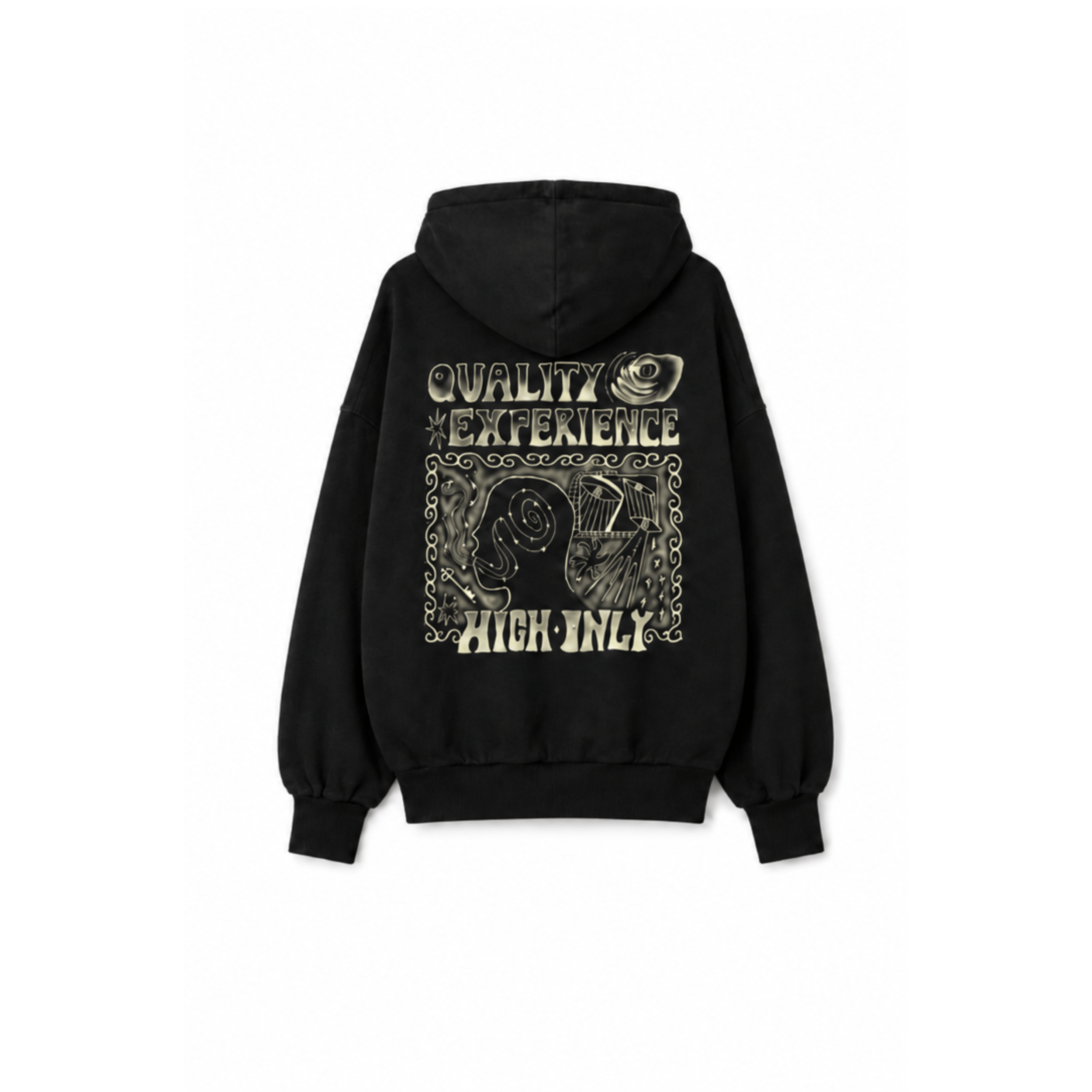 JD Experience Hoodie - Space Black - Bluzy JD Experience Hoodie - Space Black - Bluzy