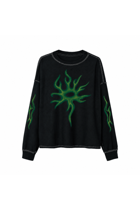 JD Double Longsleeve - Acid Black JD Double Longsleeve - Acid Black