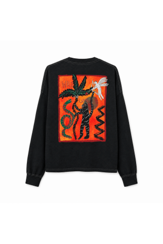 JD Double Longsleeve - Acid Black