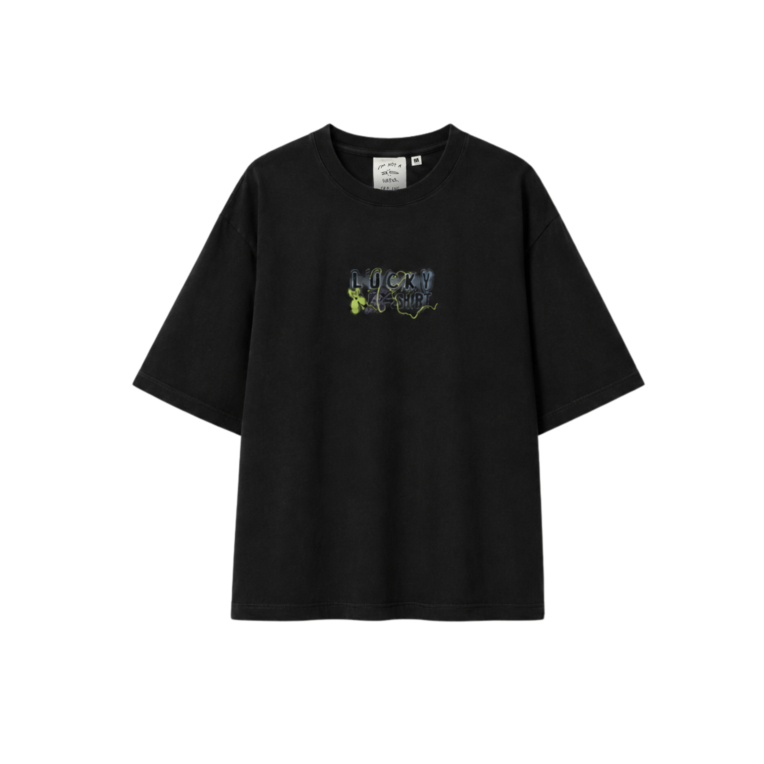 JD Lucky Tee - Acid Black - T-shirts JD Lucky Tee - Acid Black - T-shirts