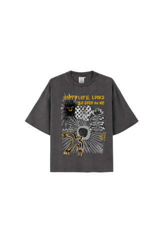 JD Happy Life Tee - Pacific Mist - T-shirts
