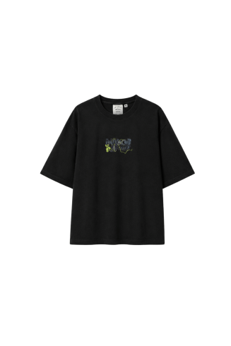 JD Lucky Tee - Acid Black