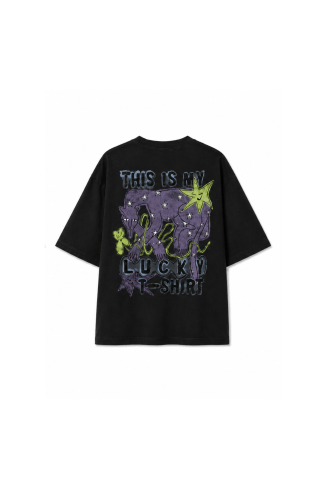 JD Lucky Tee - Acid Black - T-shirts